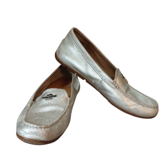 Coach Silver Loafers - Picture 1 of 14
